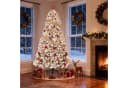 GarveeMore Künstlicher Weihnachtsbaum mit LED-Lichtern PVC Flockung Bild 2