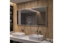 AQUALAVOS LED Badspiegel 140x70 cm Touch Beschlagfrei mit Beleuchtung Bild 3