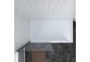 AQUALAVOS Badewannenaufsatz 80 cm ESG Glas links Bild 4