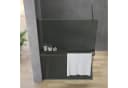 AQUALAVOS Walk-in-Dusche Schwarz mit Nano-Beschichtung & Handtuchhalter Bild 3