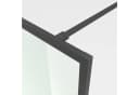 AQUALAVOS Walk-in-Dusche Vollrahmen schwarz-matt 79x195cm Bild 4