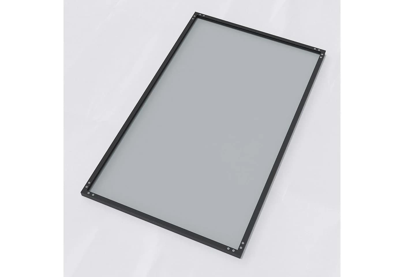 AQUALAVOS Wandspiegel Schwarz Aluminiumrahmen Modern - Bild 5