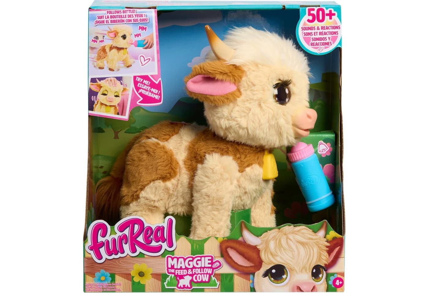 Just Play furReal Maggie the Feed & Follow Cow - Interaktives Kuscheltier - Bild 2