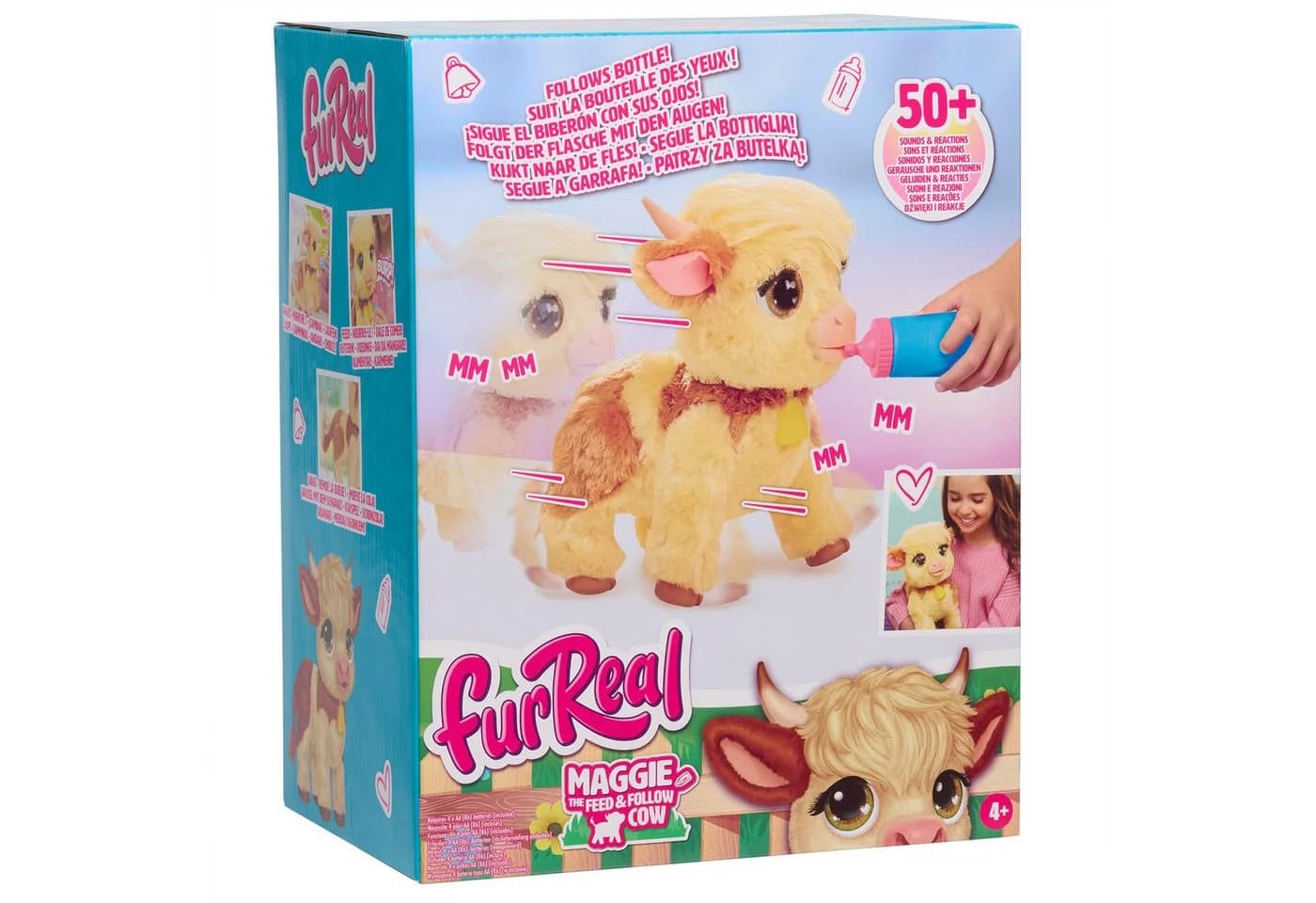 Just Play furReal Maggie the Feed & Follow Cow - Interaktives Kuscheltier - Bild 5