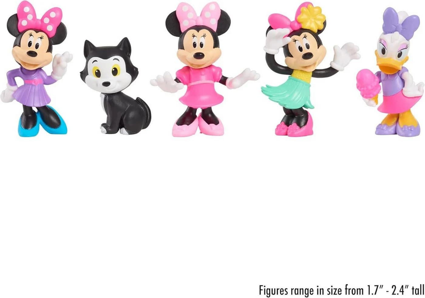 Just Play Disney Junior Minnie Mouse Minifiguren 5er-Pack Rosa - Bild 4