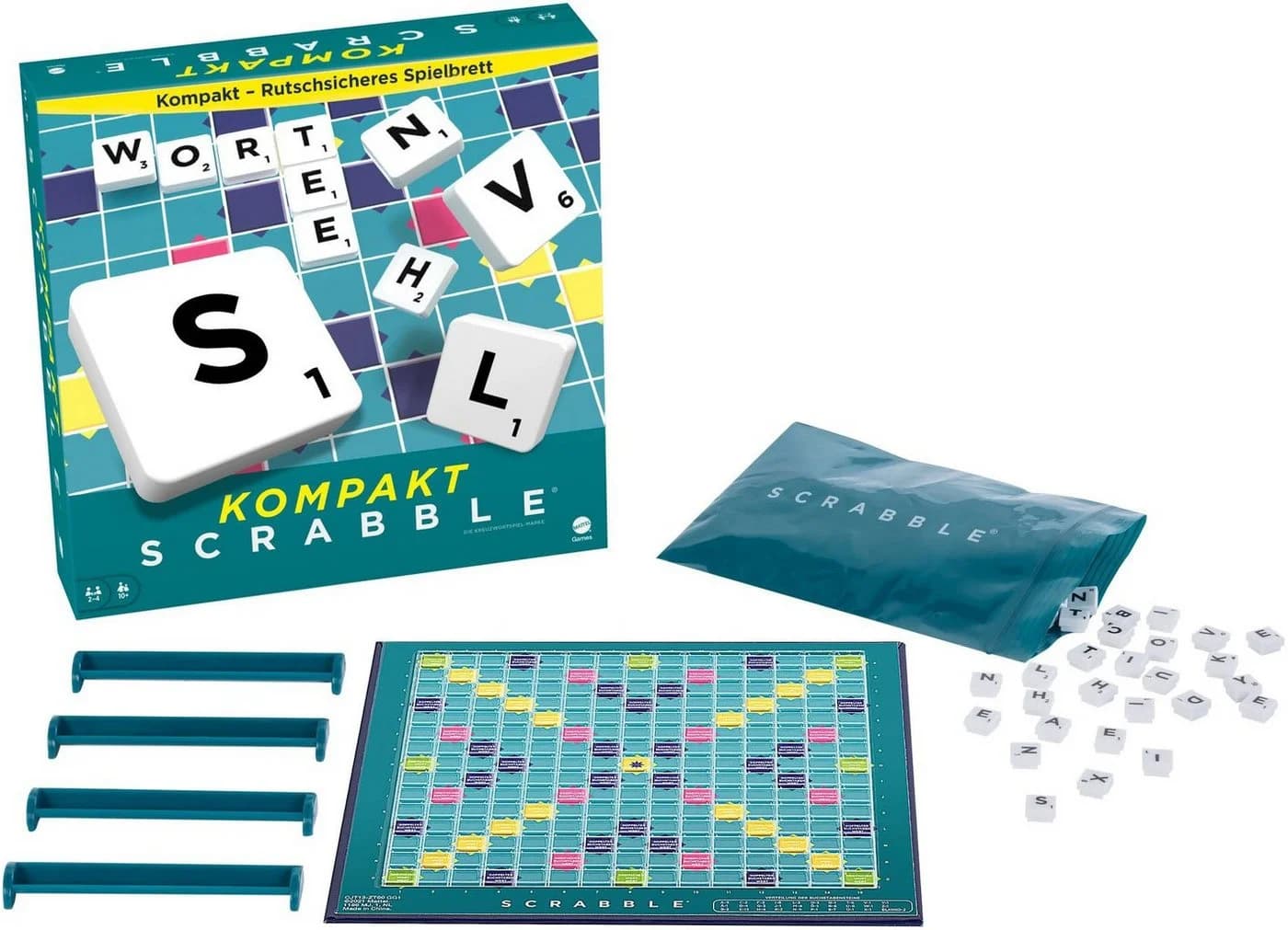 Mattel Games Scrabble Kompakt Reisespiel Bunt - Bild 2