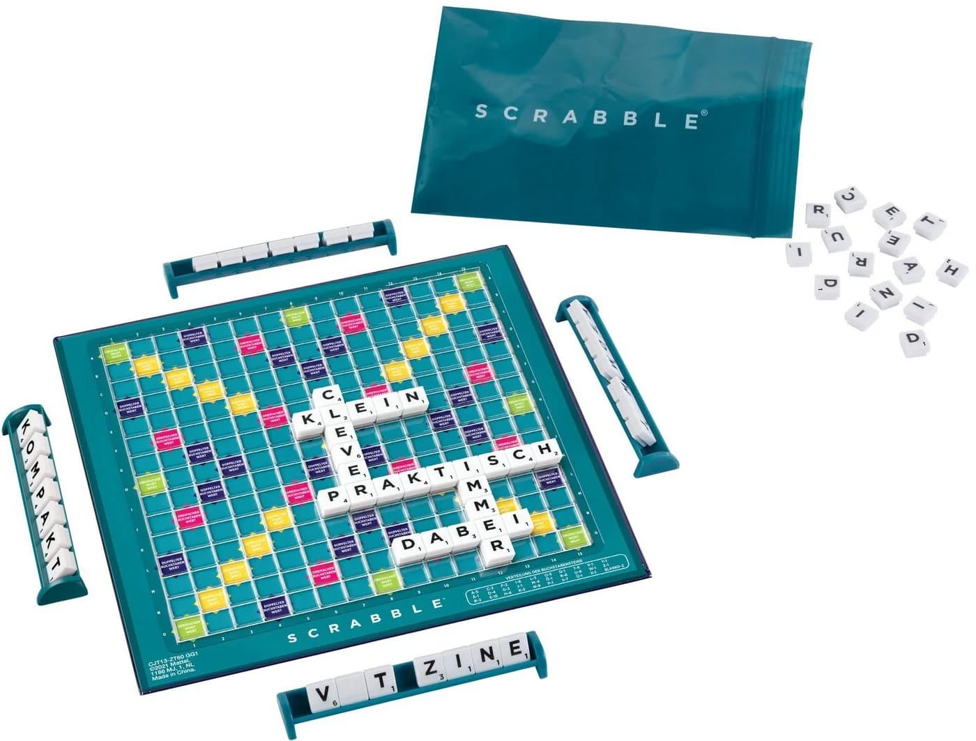Mattel Games Scrabble Kompakt Reisespiel Bunt - Bild 3