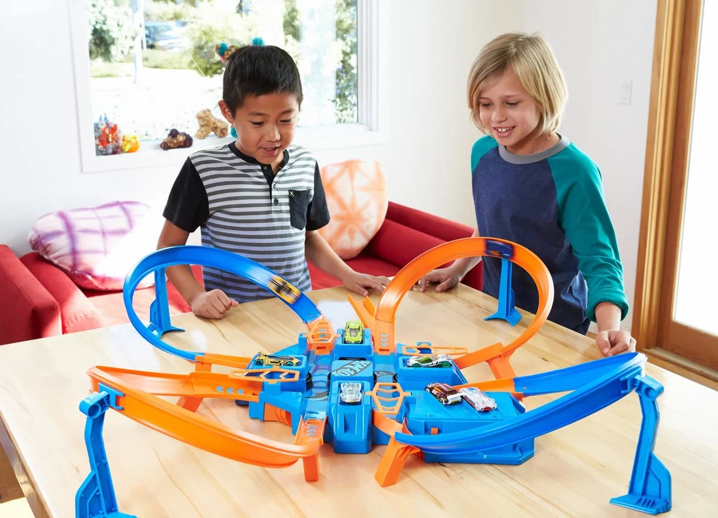 Hot Wheels Autorennbahn Action Criss Cross Crash Trackset Bunt