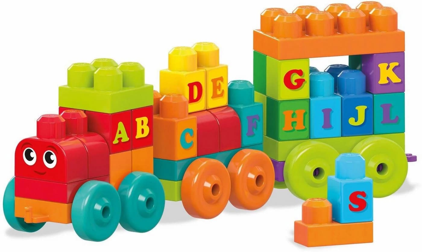 Mega Bloks ABC Lernzug Spielbausteine, 60 St - Bild 2