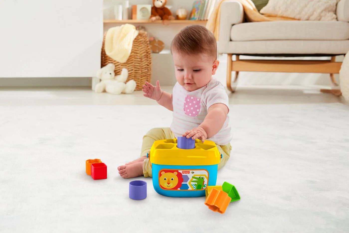 Fisher-Price® Steckspielzeug Babys erste Bausteine, Set - Bild 5