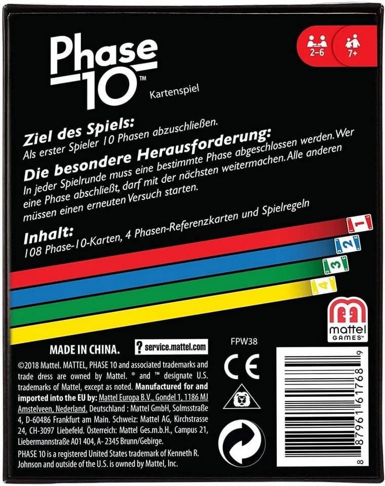 Mattel Games Phase 10 Kartenspiel - Bild 5