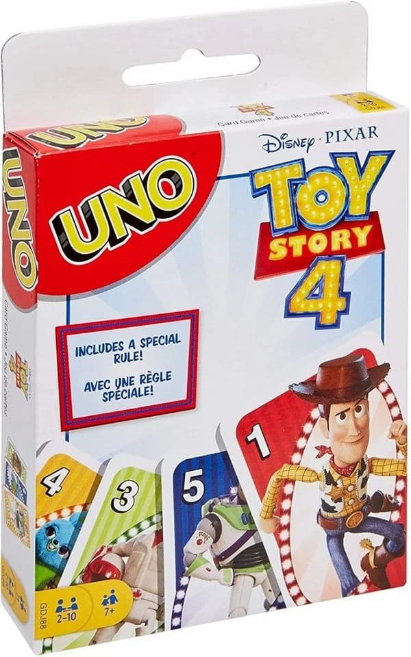 Mattel UNO Kartenspiel Toy Story 4 Design 112 Karten - Bild 2