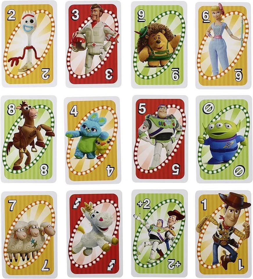 Mattel UNO Kartenspiel Toy Story 4 Design 112 Karten - Bild 3