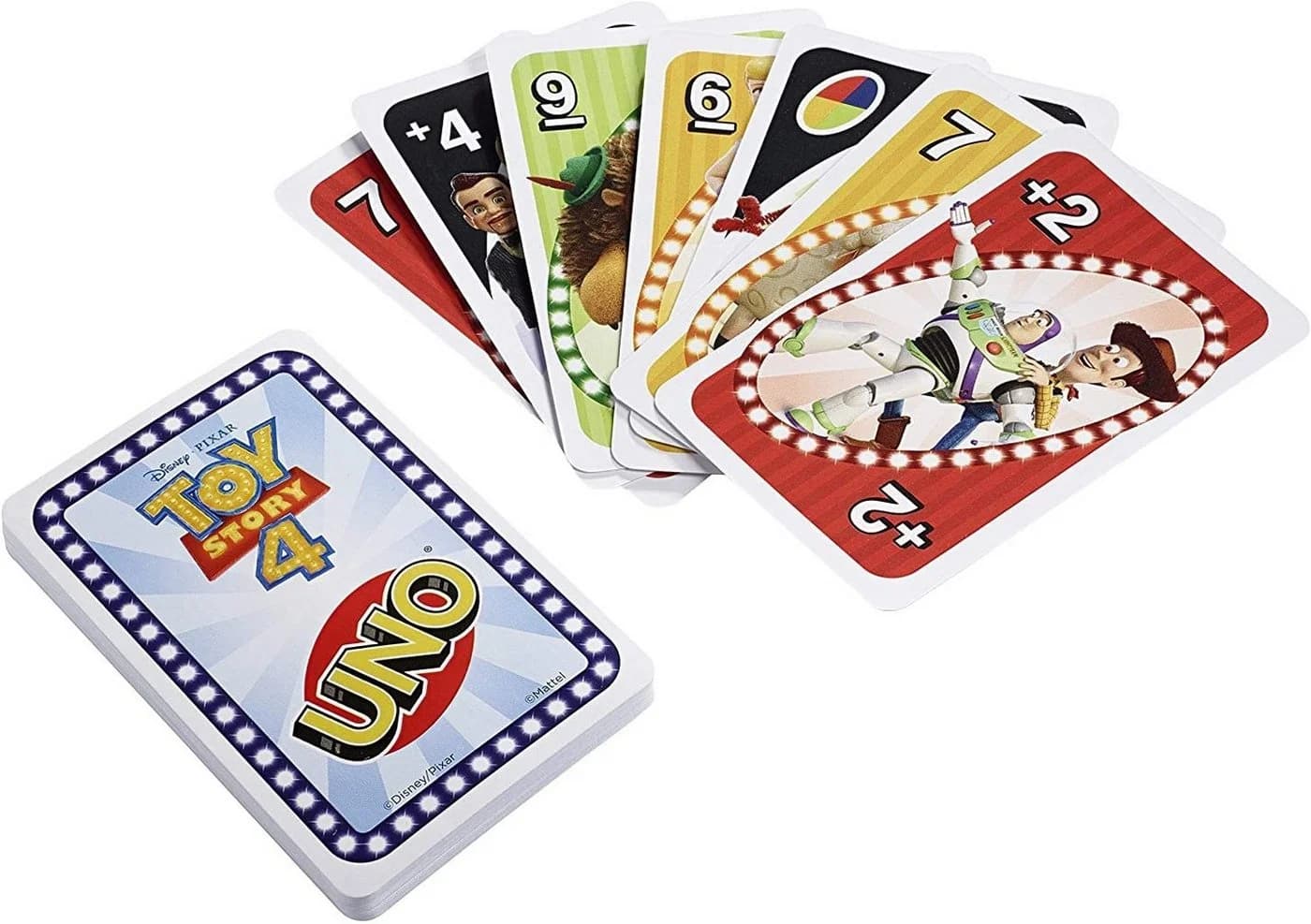 Mattel UNO Kartenspiel Toy Story 4 Design 112 Karten - Bild 4