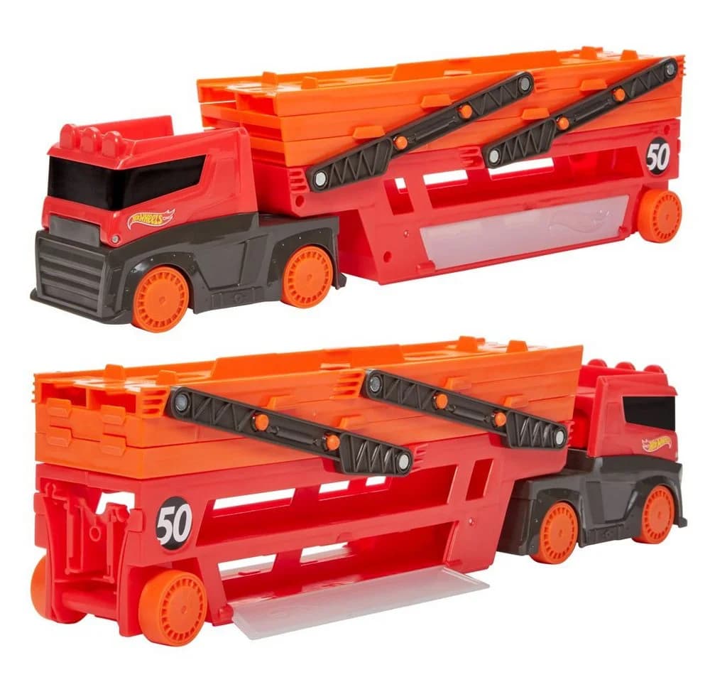Hot Wheels Mega Hauler Truck mit ausklappbaren Etagen