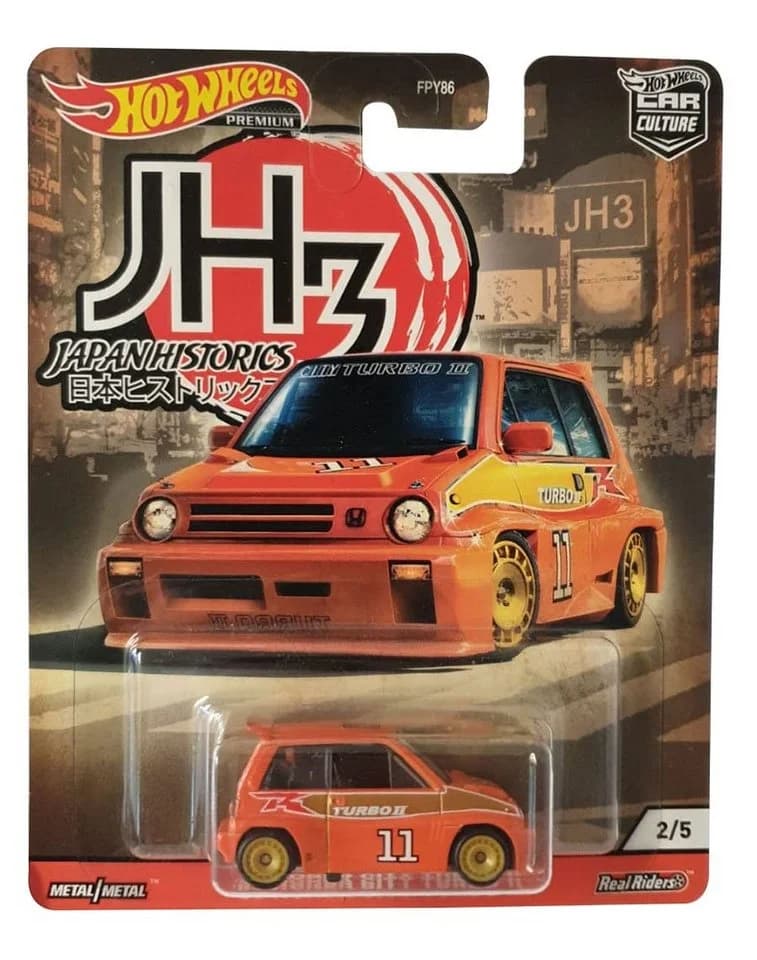Hot Wheels Spielzeug-Auto Honda City Turbo II Japan Historics-Edition