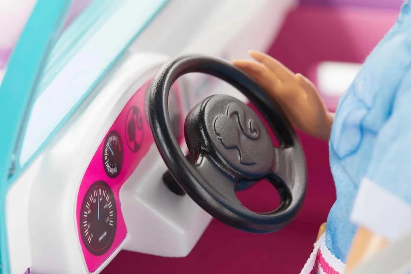 Barbie Jeep Convertible Lila mit beweglichen Rädern - Bild 4