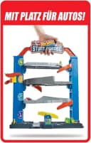 Hot Wheels City Stunt Garage-Spielset mit Aufzug und Stunts Bild 3