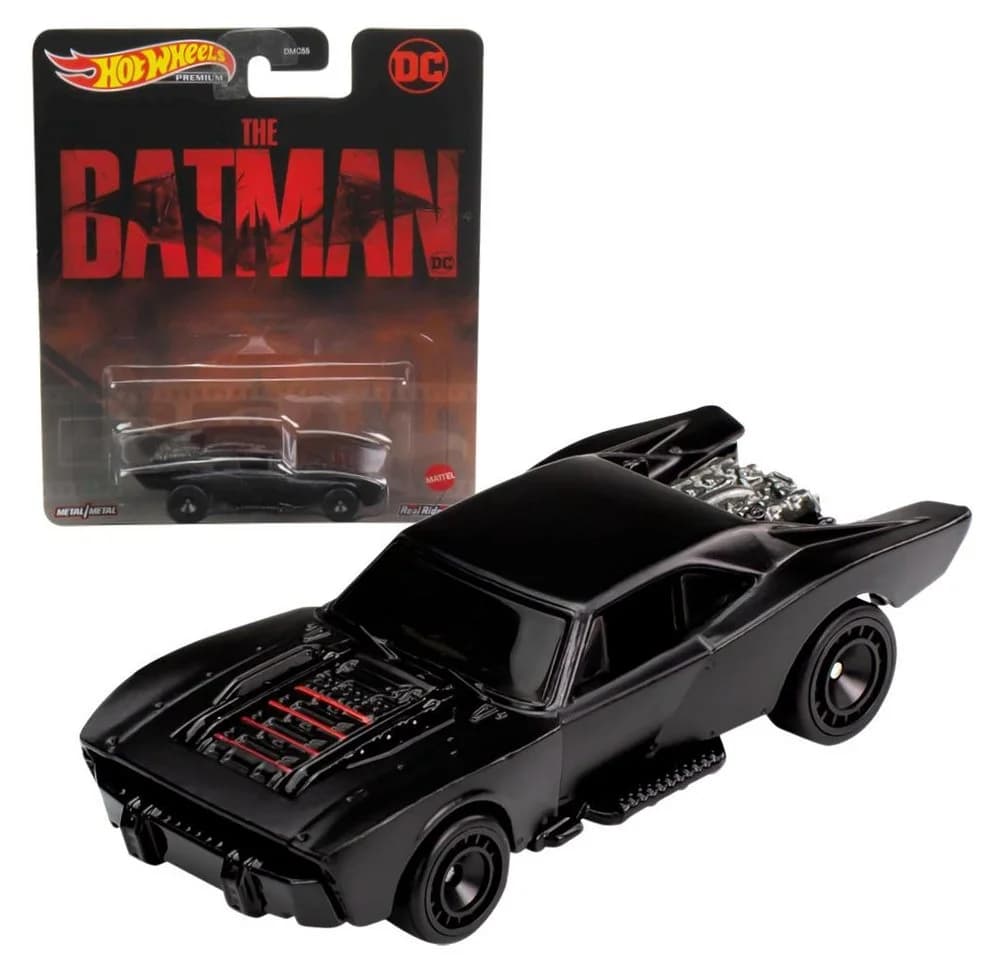 Hot Wheels Batmobile The Batman Premium 1:64 Die-Cast Schwarz - Bild 2