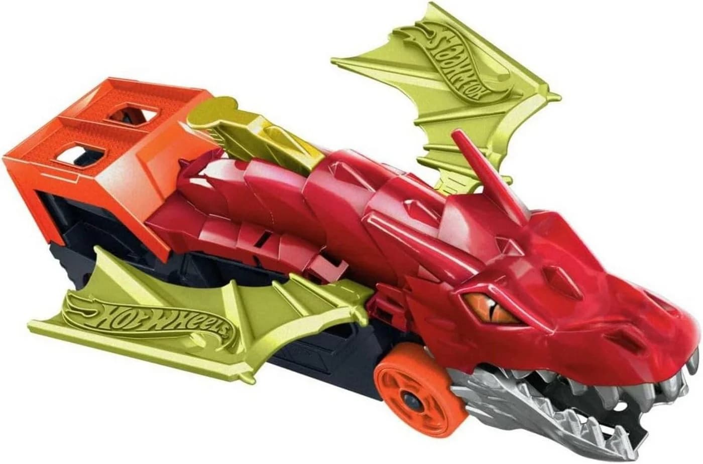 Hot Wheels City Track-Set Drachen-Starter-Transporter + Auto - Bild 2
