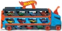 Hot Wheels 2-in-1 Rennbahn-Transporter mit drei Fahrzeugen Bild 1
