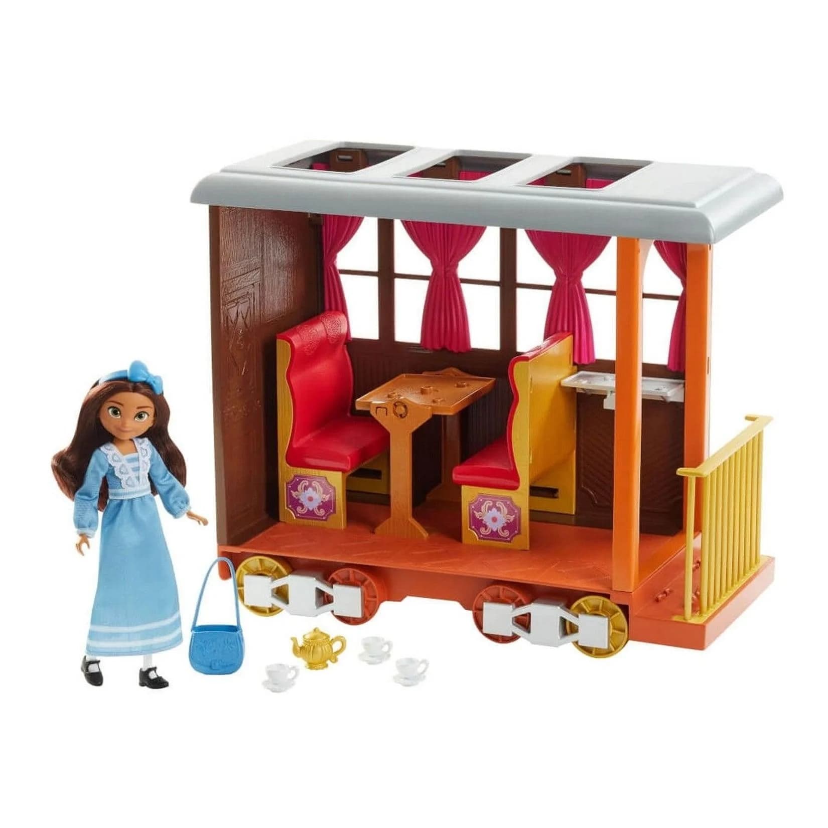 Mattel Spirit Lucky's Train Home Spielset mit Puppe und Zug