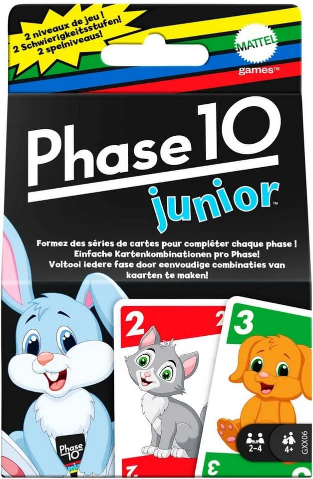 Mattel Games Phase 10 Junior Kartenspiel Bunt - Bild 2