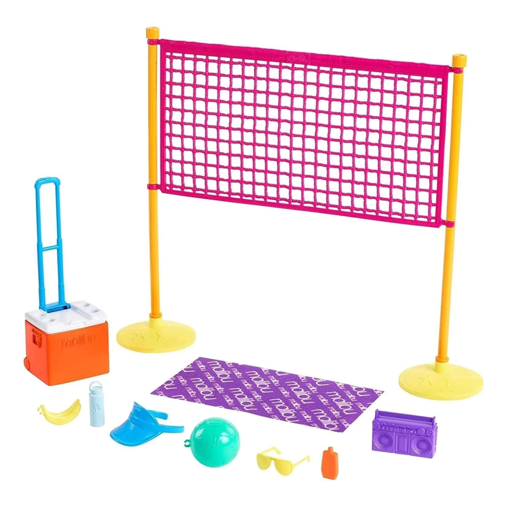 Barbie Volleyballspaß Spielset mit Netz und Bällen