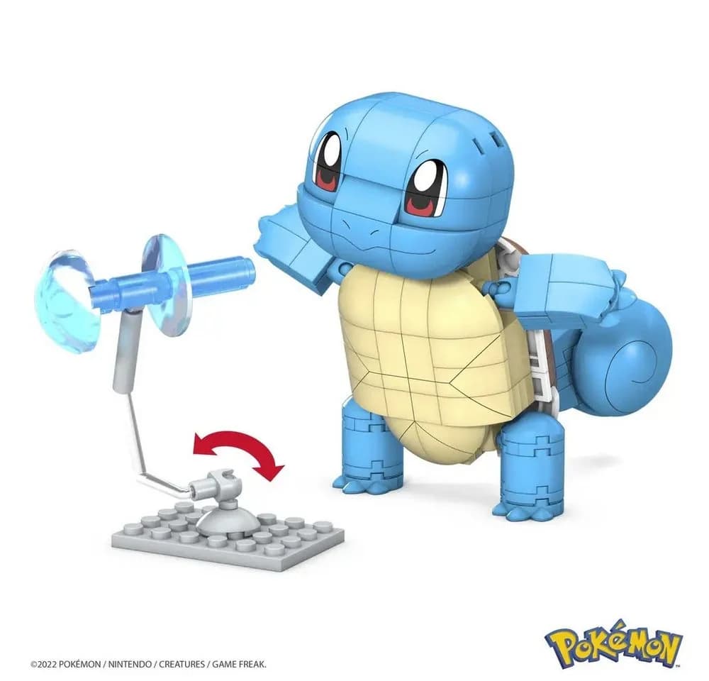MEGA BLOKS Pokémon-Bauspielzeug-Set Schiggy Spielbausteine 199 Teile - Bild 4