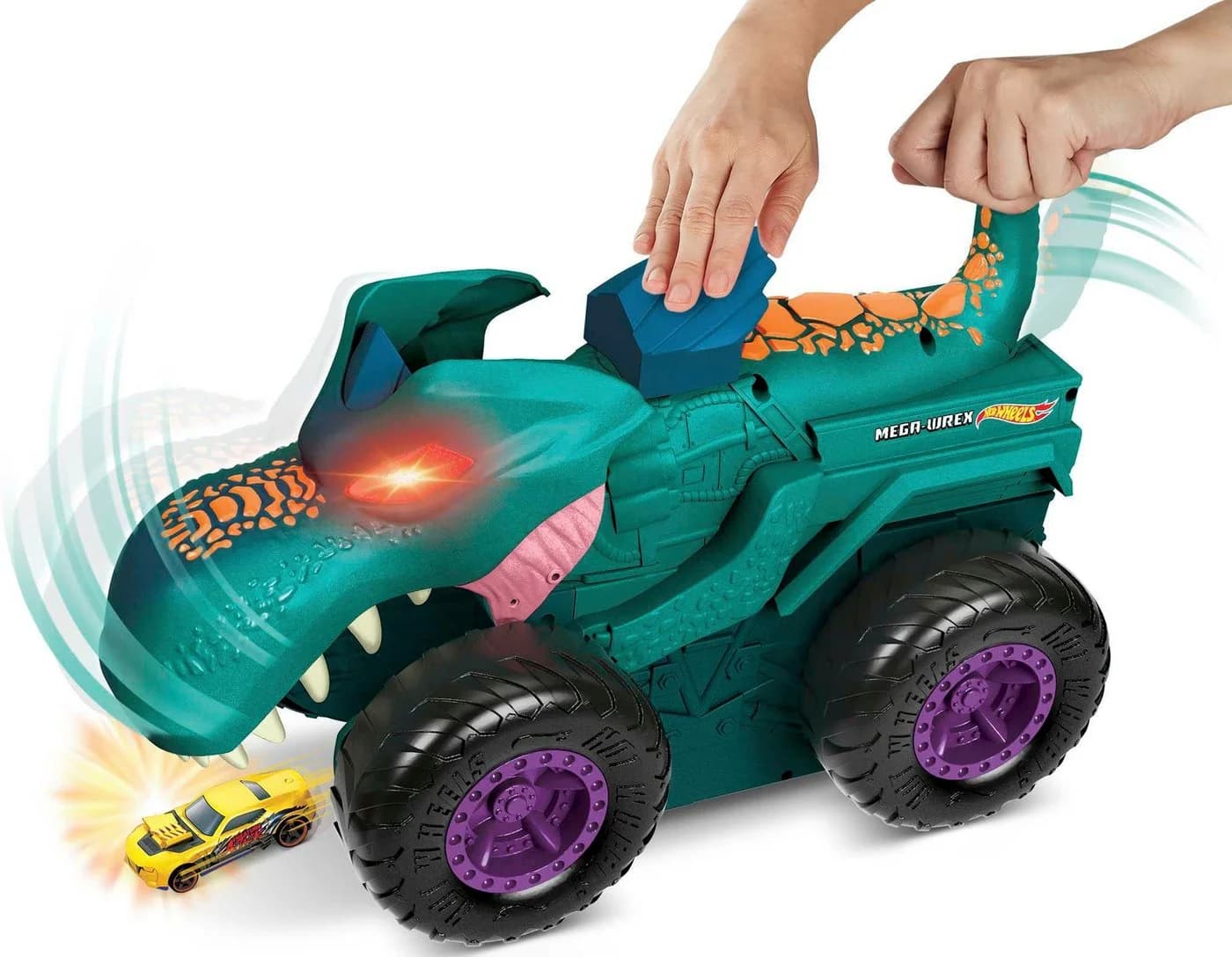 Hot Wheels Spielzeug-Monstertruck Mega-Wrex mit Licht und Sound - Bild 4