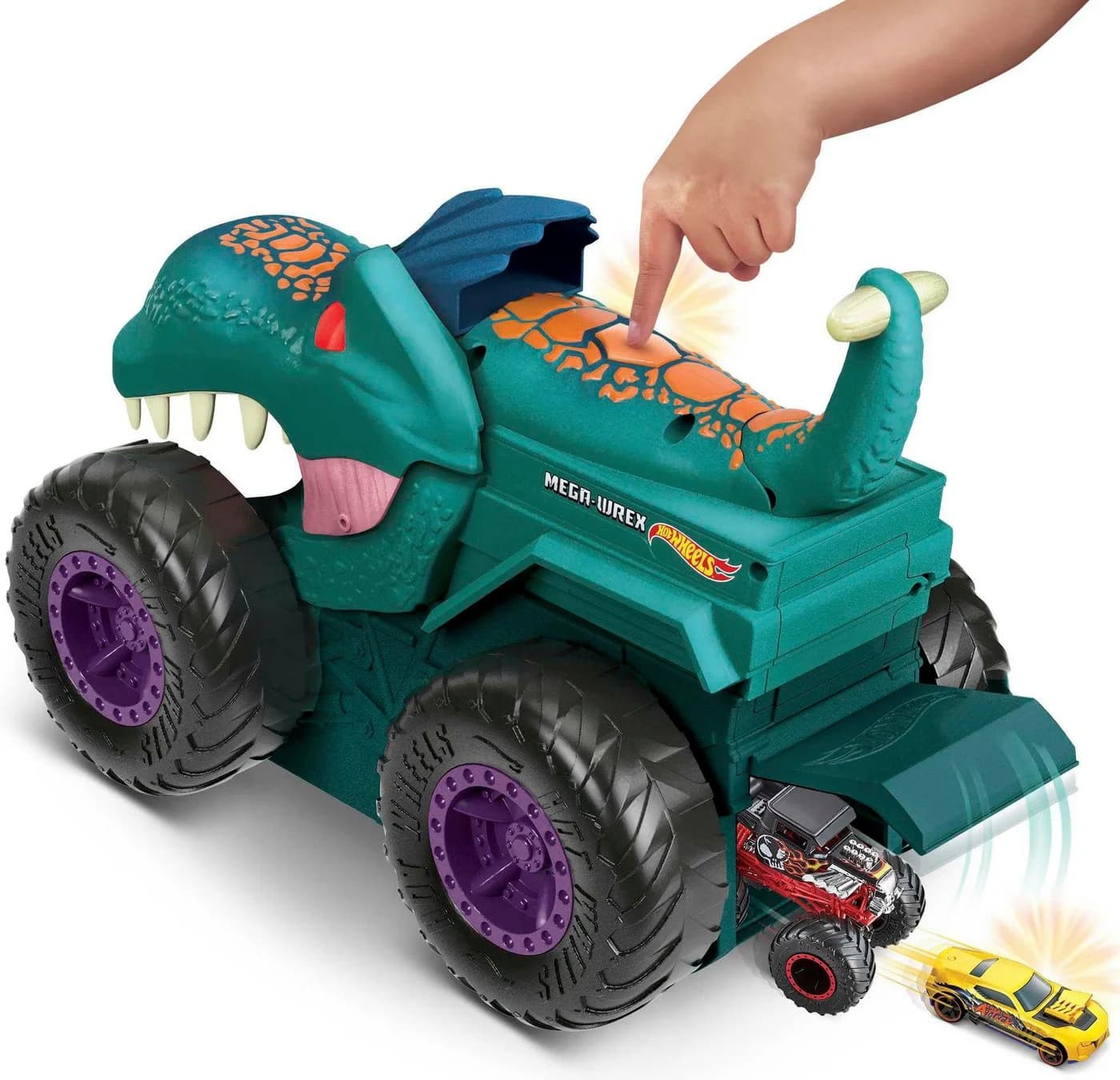 Hot Wheels Spielzeug-Monstertruck Mega-Wrex mit Licht und Sound - Bild 5