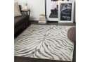 Livabliss Teppich LUANDA Rechteckig 80x220 cm Skandinavisch Boho Zebra Muster Bild 2