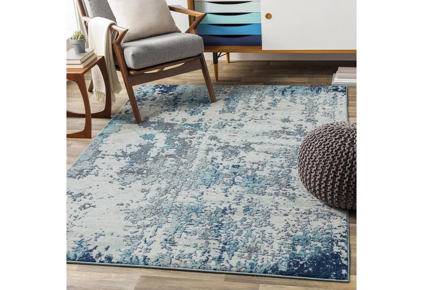 Livabliss Teppich DUNKIRK Marmor-Optik 80x150 cm - Bild 2
