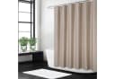 GarveeMore Duschvorhang Wasserdicht Polyester Beige Inklusive Haken Bild 1