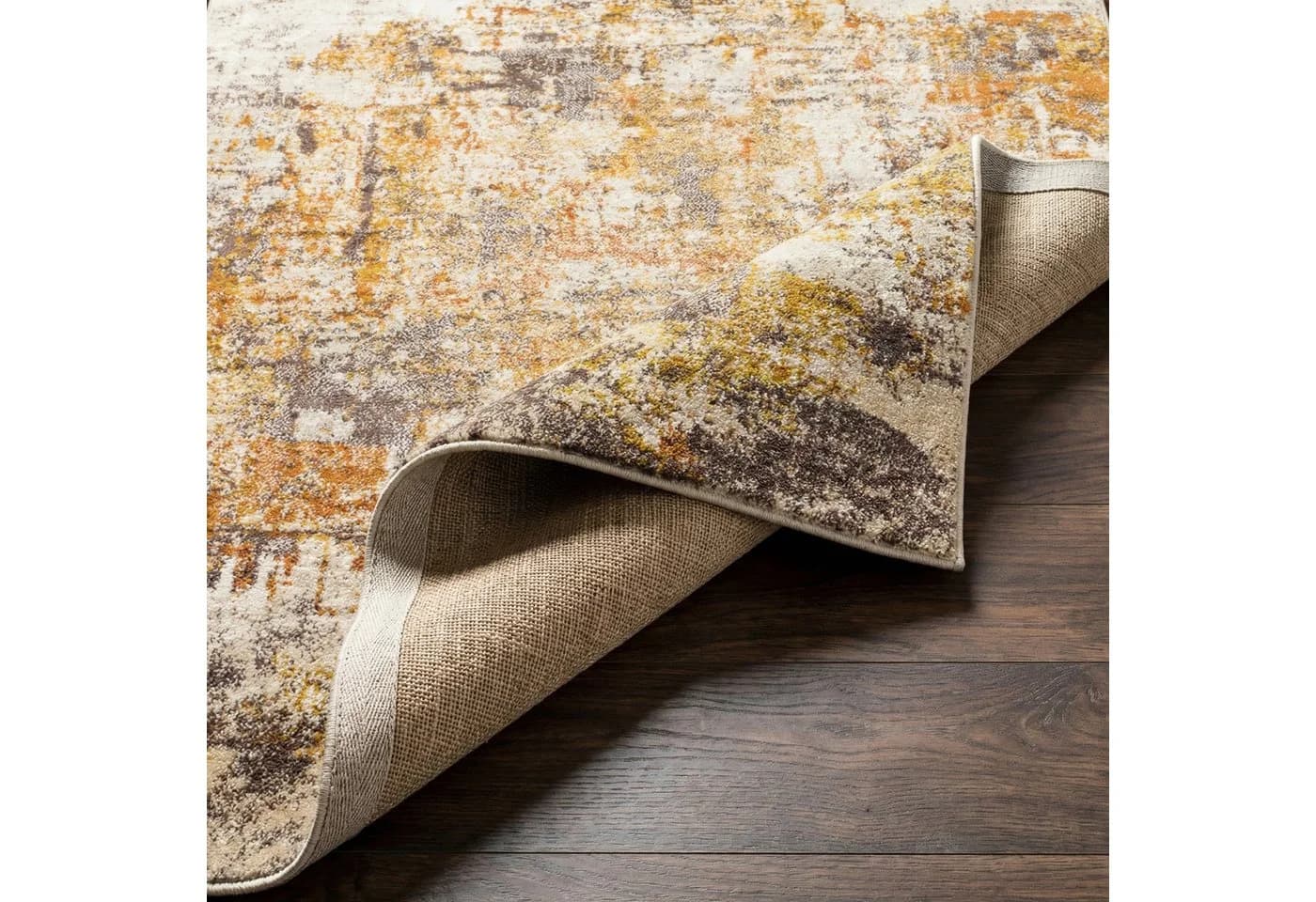 Livabliss Teppich JANINA Orange Modern Abstrakt Marble-Look - Bild 3