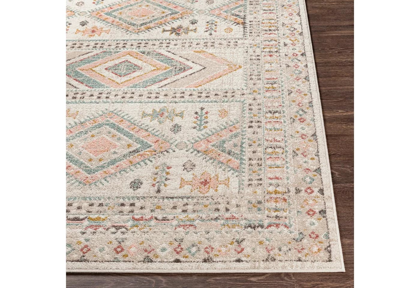 Livabliss Teppich JAIPUR Rund 13 mm Skandinavisch Kurzflor Boho Wohnzimmerteppich - Bild 3