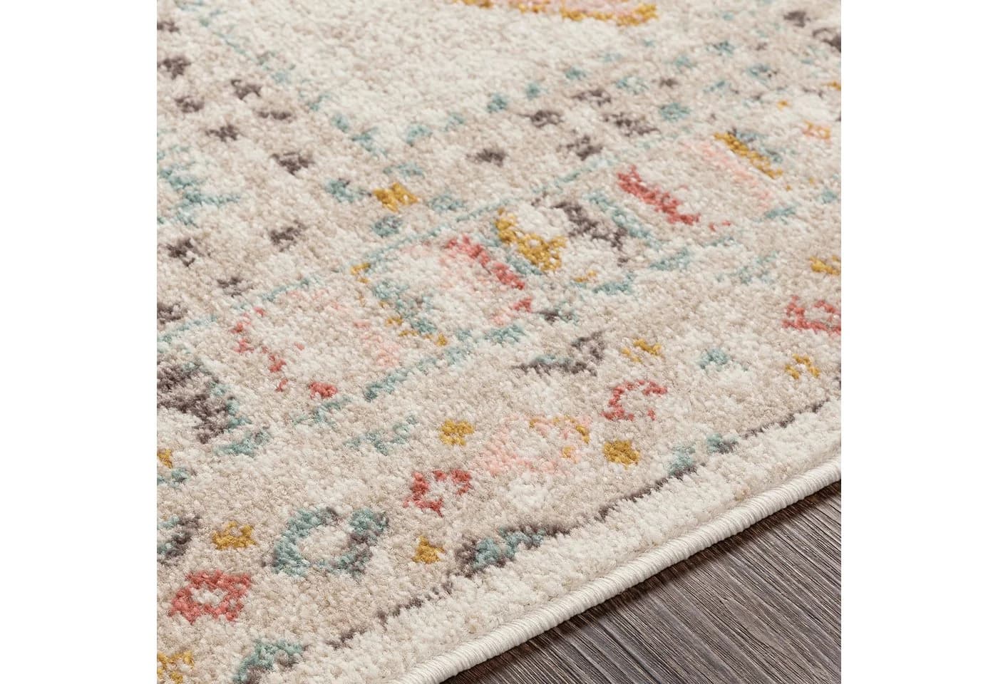 Livabliss Teppich JAIPUR Rund 13 mm Skandinavisch Kurzflor Boho Wohnzimmerteppich - Bild 5