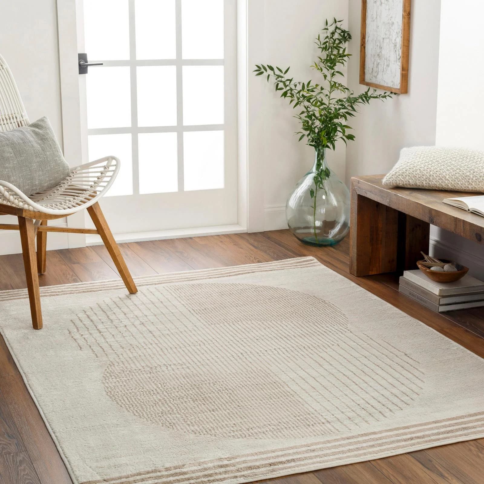 Teppich LIVABLISS MONTEVIDEO Braun Kunstfaser