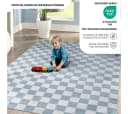 Livabliss Teppich Cleveland Rechteckig Blau Maschinenwaschbar Bild 5