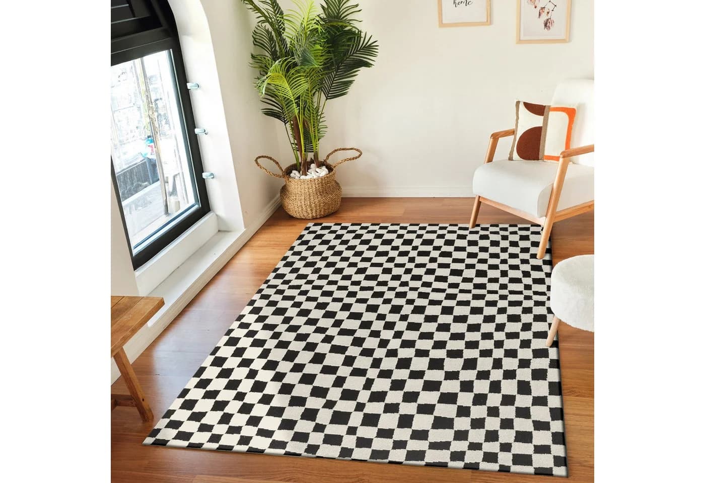 Livabliss Teppich GIJON, Skandinavischer Kurzflor Wohnzimmerteppich 160x213 cm - Bild 2