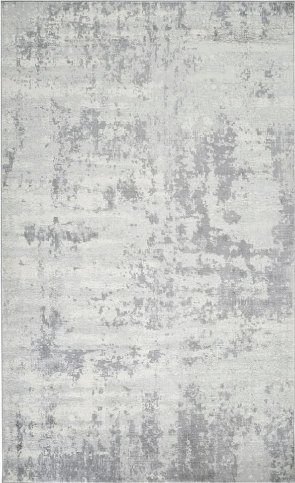 LIVABLISS DALI Teppich Grau Modern Abstrakt Kurzflor