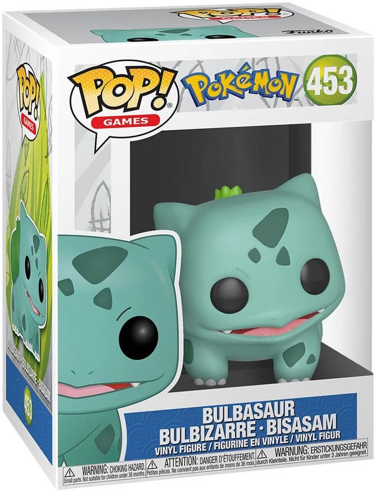Funko POP Games Pokemon Bulbasaur Actionfigur Grün