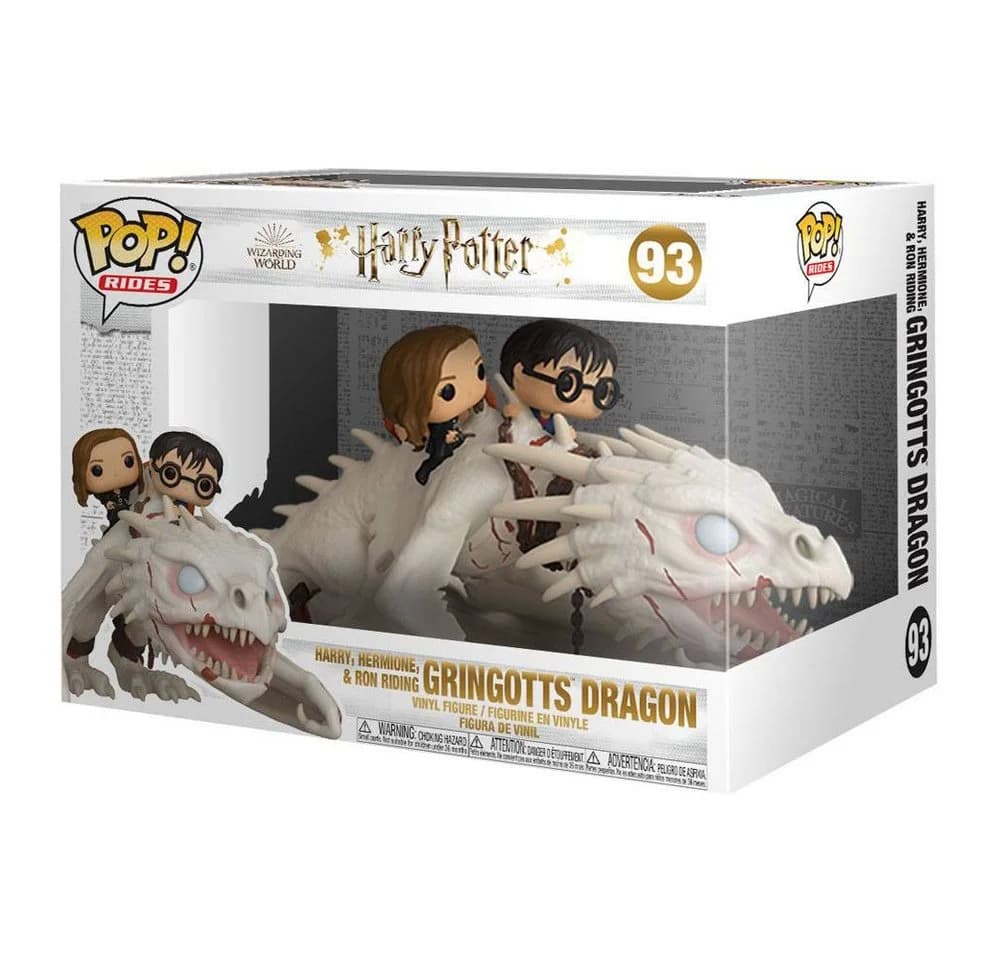Funko Harry Potter Gringotts Dragon with Harry, Ron and Hermione #0093 - Bild 2