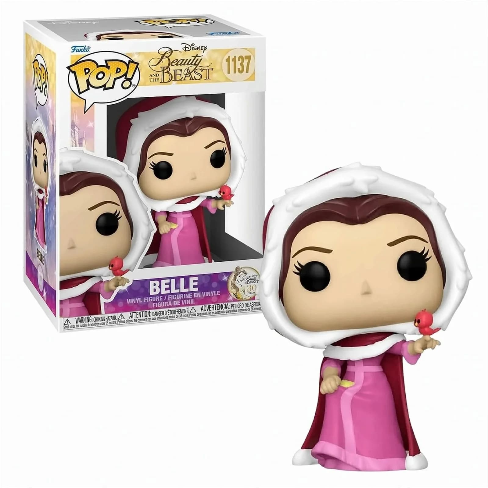 Funko POP Disney Beauty and the Beast Winter Belle Vinyl Figur