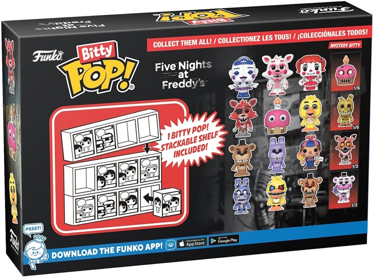 Funko Five Nights at Freddy's Bitty POP! 4er-Pack Foxy 2,5 cm