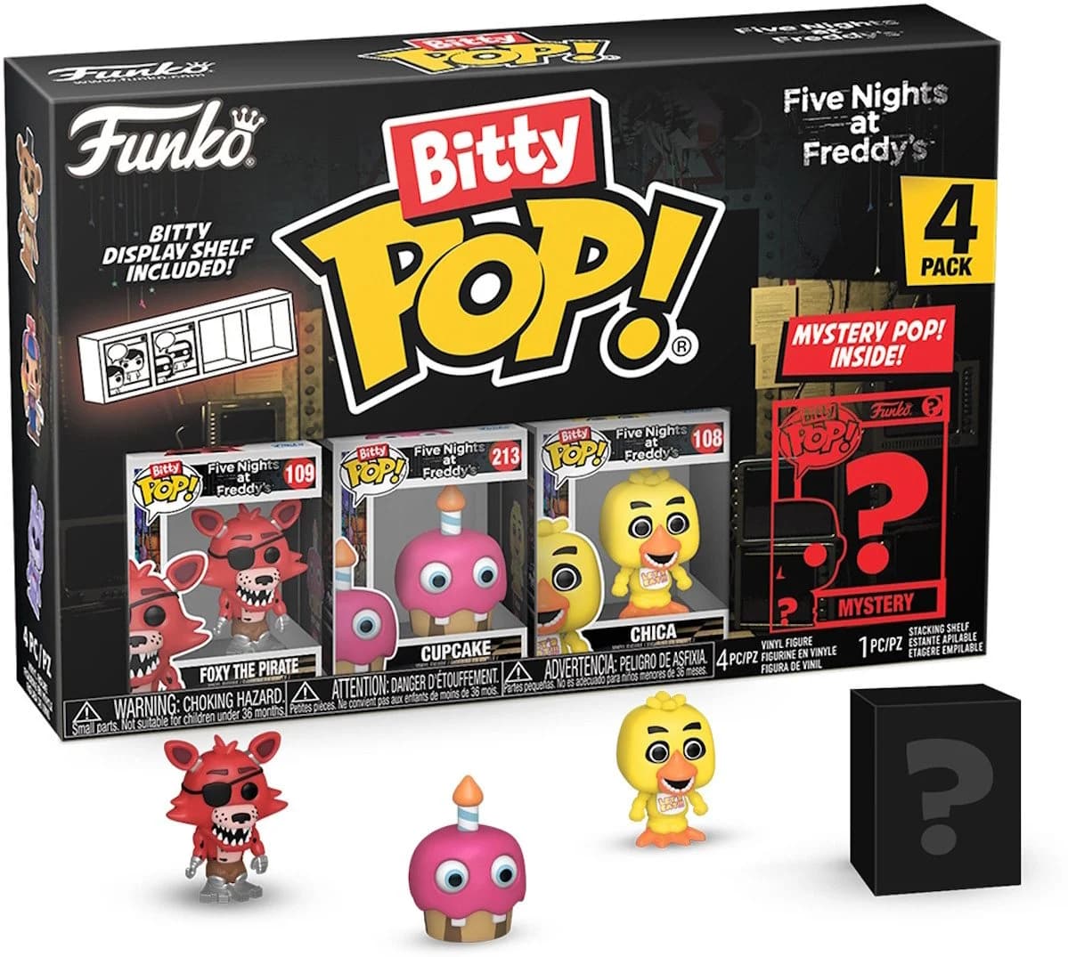 Funko Five Nights at Freddy's Bitty POP! 4er-Pack Foxy 2,5 cm - Bild 3