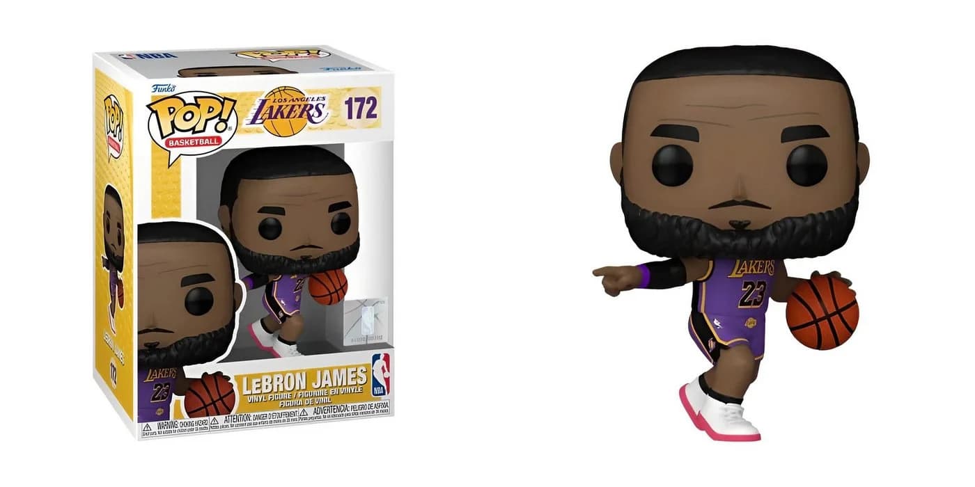 Funko POP! NBA LeBron James Los Angeles Lakers Spielfigur