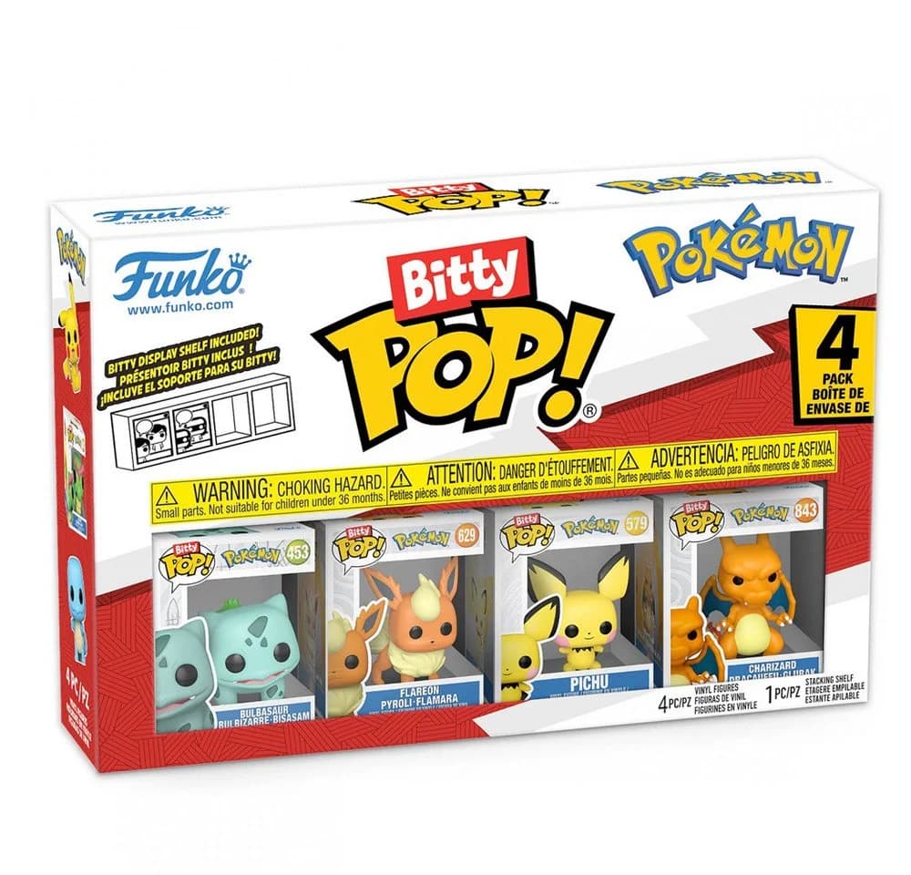 Funko Bitty POP! Pokemon 4er Pack Zufällige Auswahl 3 cm - Bild 2