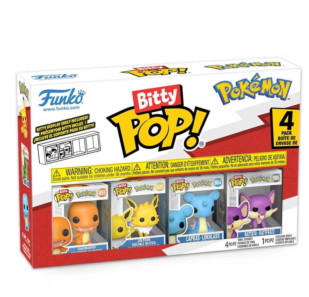 Funko Bitty POP! Pokemon 4er Pack Zufällige Auswahl 3 cm - Bild 4