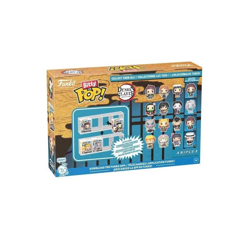 Funko Demon Slayer Bitty POP! Vinyl Figuren 4er-Pack